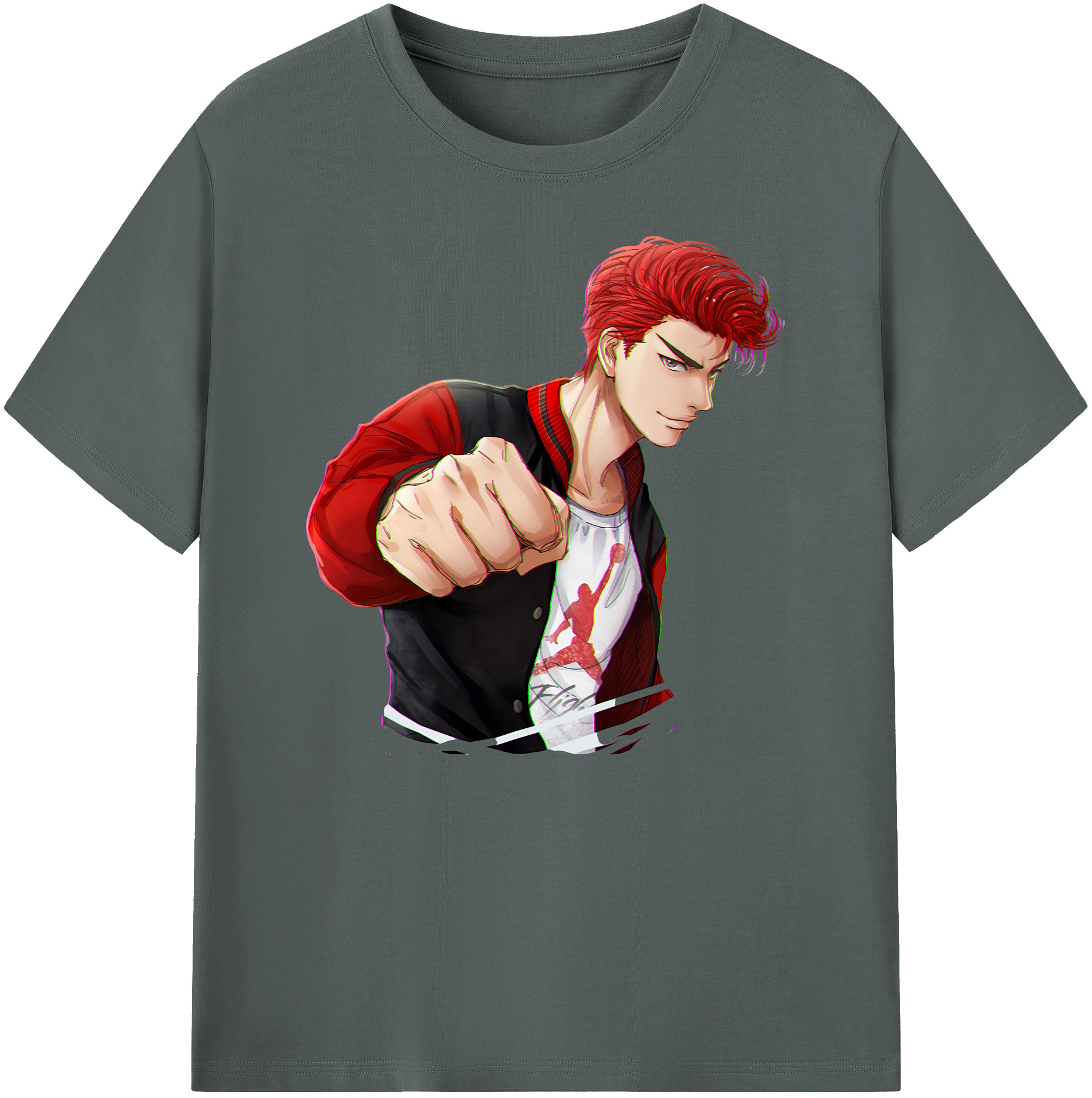 （画像用） SLAM DUNK／スラムダンク 綿100％ メンズ半袖Tシャツ｜肌触りやわらか＆通気性